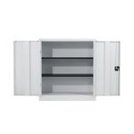 Talos Double Stationery Cupboard 920x420x1000mm White TCSDDC1000WH
