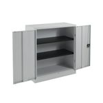 Talos Double Stationery Cupboard 920x420x1000mm White TCSDDC1000WH