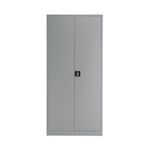Talos Double Door Stationery Cupboard 920x420x1950mm Grey TCSDDC1950GR
