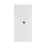Talos Double Door Stationery Cupboard 920x420x1950mm White KF78757