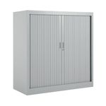 Talos Side Opening Tambour Unit 1000x450x1050mm Grey TCSOT1050GR