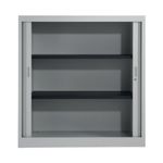 Talos Side Opening Tambour Unit 1000x450x1050mm Grey TCSOT1050GR
