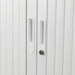 Talos Side Opening Tambour Unit 1000x450x1050mm Grey TCSOT1050GR