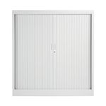 Talos Side Opening Tambour Unit 1000x450x1050mm White TCSOT1050WH