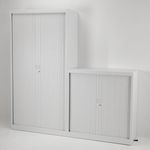 Talos Side Opening Tambour Unit 1000x450x1050mm White TCSOT1050WH