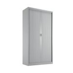 Talos Side Opening Tambour Unit 1000x450x1950mm Grey TCSOT1950GR