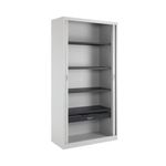 Talos Side Opening Tambour Unit 1000x450x1950mm Grey TCSOT1950GR