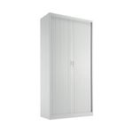 Talos Side Opening Tambour Unit 1000x450x1950mm White TCSOT1950WH