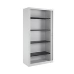 Talos Side Opening Tambour Unit 1000x450x1950mm White TCSOT1950WH