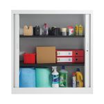 Talos Side Opening Tambour Unit 1000x450x1950mm White TCSOT1950WH
