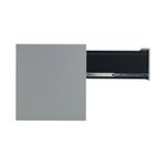 Talos 2 Drawer Filing Cabinet 465x620x700mm Grey TCS2FC-GR