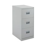 Talos 3 Drawer Filing Cabinet 465x620x1000mm Grey TCS3FC-GR