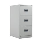 Talos 3 Drawer Filing Cabinet 465x620x1000mm Grey TCS3FC-GR