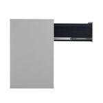Talos 3 Drawer Filing Cabinet 465x620x1000mm Grey TCS3FC-GR