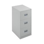 Talos 3 Drawer Filing Cabinet 465x620x1000mm Grey TCS3FC-GR