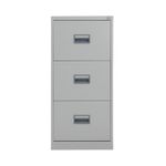 Talos 3 Drawer Filing Cabinet 465x620x1000mm Grey TCS3FC-GR