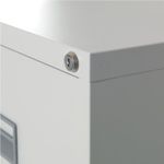 Talos 3 Drawer Filing Cabinet 465x620x1000mm White TCS3FC-WH