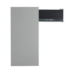 Talos 4 Drawer Filing Cabinet 465x620x1300mm Grey TCS4FC-GR