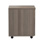 Jemini 2 Drawer Mobile Pedestal 404x500x595mm Grey Oak KF78943