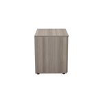 Jemini 2 Drawer Desk Side Filing Cabinet 800x600x730mm Grey Oak KF78953
