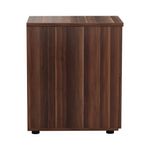 Ff Jemini Walnut 2 Drawer File Cabinet