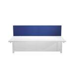 Jemini Straight Desk Mounted Screen 1800x25x400mm Blue KF78982