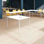 Jemini Rectangular Multipurpose Table 1800x800x730mm White KF79029