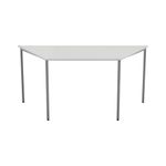 Jemini Trapezoidal Multipurpose Table 1600x800x730mm White KF79036