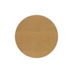 Jemini Round Meeting Table 1100x1100x730mm Nova Oak KF79884