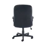 Jemini Jack 2 Executive Swivel Chair with Fixed Arms 620x600x1020-1135mm Polyurethane Black KF79887