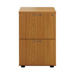 First 2 Drawer Filing Cabinet 465x600x730mm Nova Oak KF79916