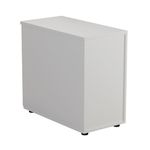 First 3 Drawer Desk High Pedestal 404x800x730mm White KF79932