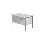 5 Star Modara Desk 2 Drw Fixed Pedestal 1200x730mm White KF800037