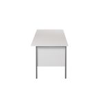 5 Star Modara Desk 2 Drw Fixed Pedestal 1800x730mm White KF800065