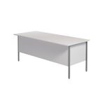 5 Star Modara Desk 2 Drw Fixed Pedestal 1800x730mm White KF800065
