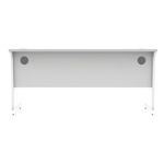 Astin Rectangular Single Upright Cantilever Desk 1600x600x730mm Arctic White/Arctic White KF803597