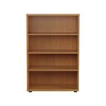 First 3 Shelf Wooden Bookcase 800x450x1200mm Nova Oak KF803669