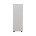 First 3 Shelf Wooden Bookcase 800x450x1200mm White KF803676