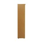 First 4 Shelf Wooden Bookcase 800x450x2000mm Nova Oak KF803751