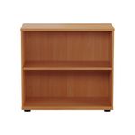 First 1 Shelf Wooden Bookcase 800x450x730mm Beech KF803775
