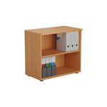 First 1 Shelf Wooden Bookcase 800x450x730mm Beech KF803775