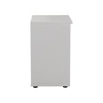 First 1 Shelf Wooden Bookcase 800x450x730mm White KF803799