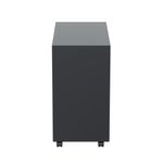 Jemini Slimline Pedestal Steel Black KF80388