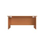 Jemini Rectangular Panel End Desk 1600x800x730mm Beech KF804468