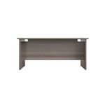 Jemini Rectangular Panel End Desk 1600x800x730mm Grey Oak KF804475