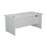 Jemini Rectangular Panel End Desk 1600x800x730mm White KF804499