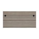 Jemini Rectangular Panel End Desk 1800x800x730mm Grey Oak KF804536