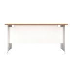 Jemini Rectangular Panel End Desk 1200x800x730mm Nova Oak KF804666