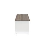 Jemini Rectangular Panel End Desk 1400x800x730mm Grey Oak KF804710