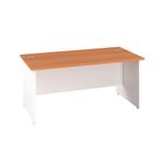 Jemini Rectangular Panel End Desk 1600x800x730mm Beech KF804765